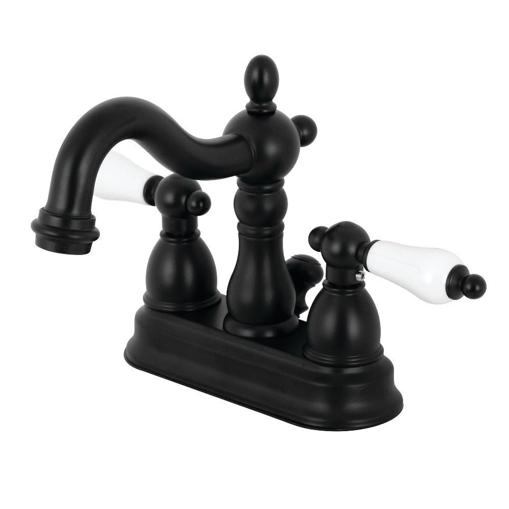 Kingston Brass KB1606PL Heritage 4 in. Centerset Bathroom Faucet