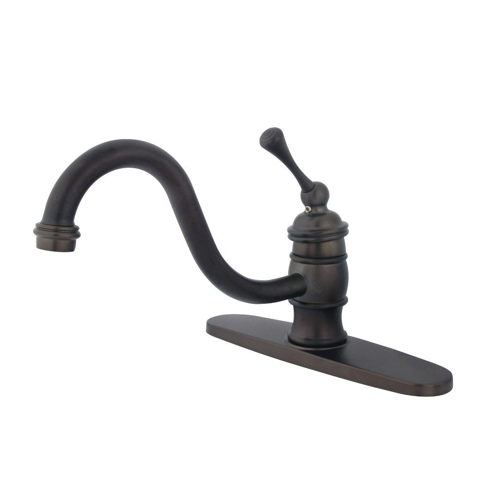 Kingston Brass KB3572BLLS 8-Inch Centerset Kitchen Faucet