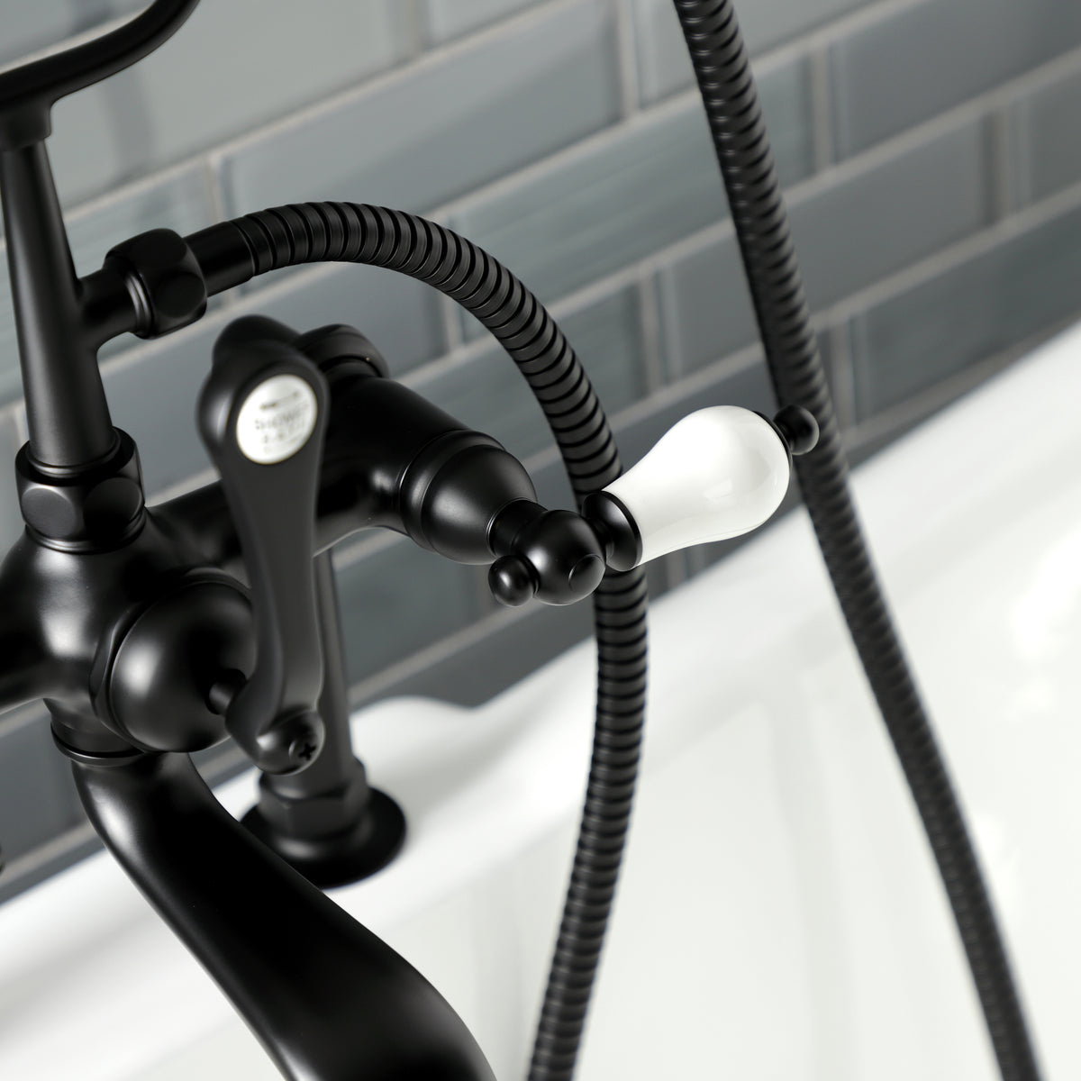 Auqa Vintage Deck Mount Clawfoot Tub Faucet