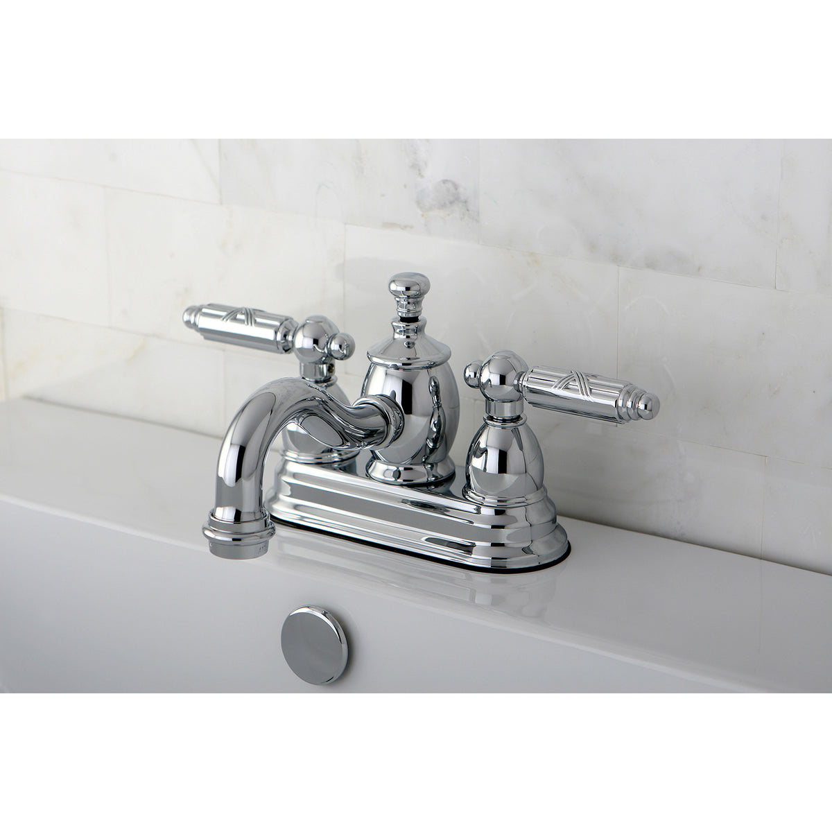 Kingston Brass KS7108GL 4 in. Centerset Bathroom Faucet