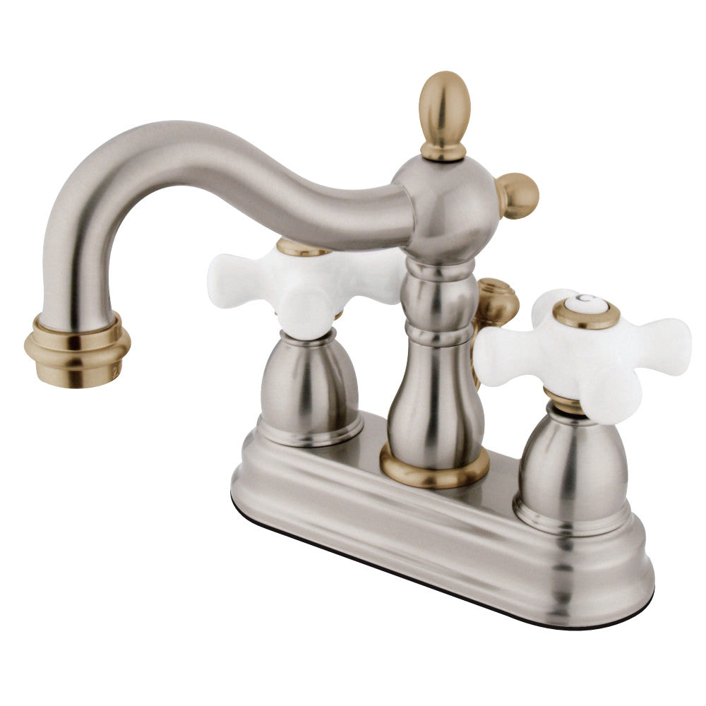 Kingston Brass KB160PXAC Heritage 4 in. Centerset Bathroom Faucet