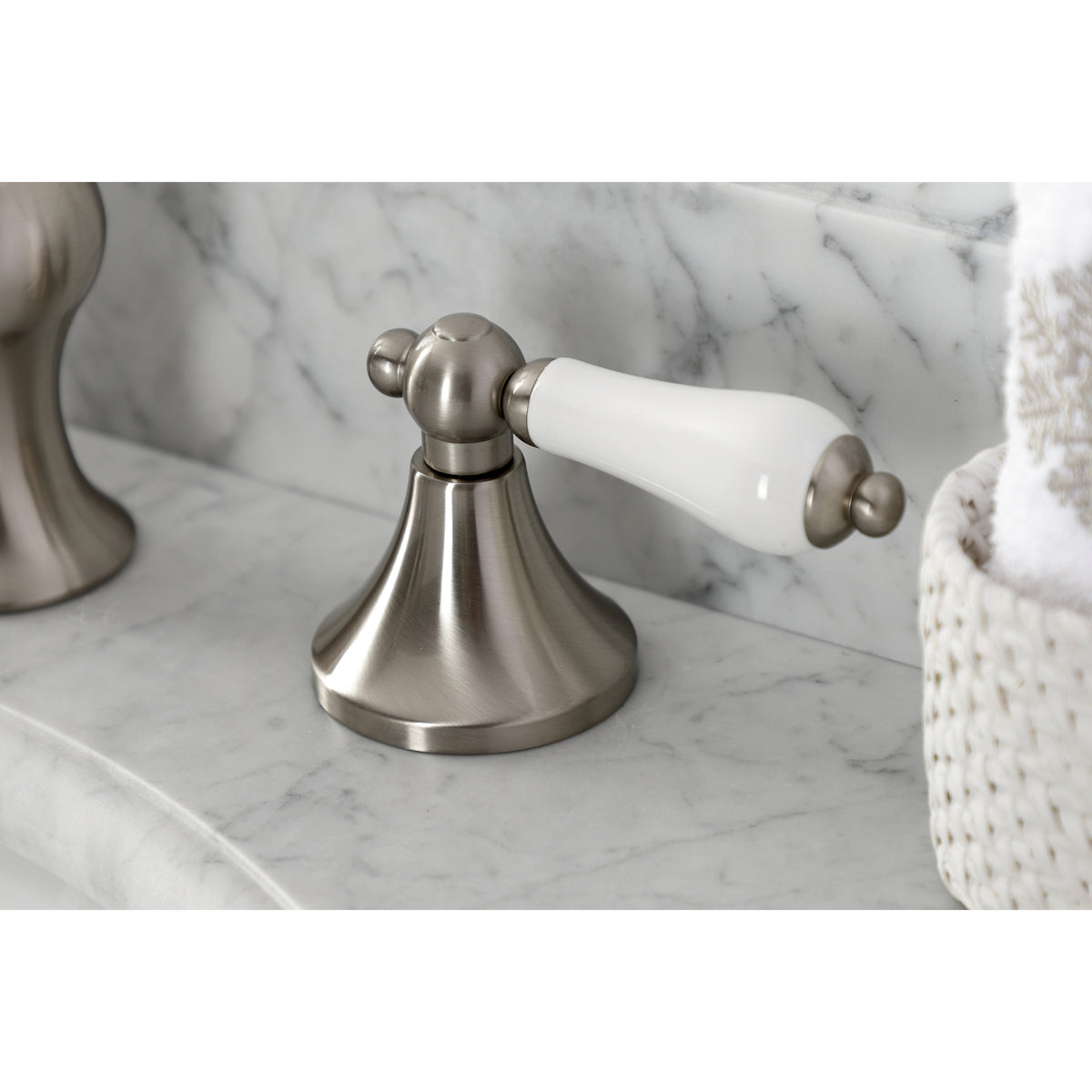 Kingston Brass KC7063PL Vintage 8 in. Widespread Bathroom Faucet