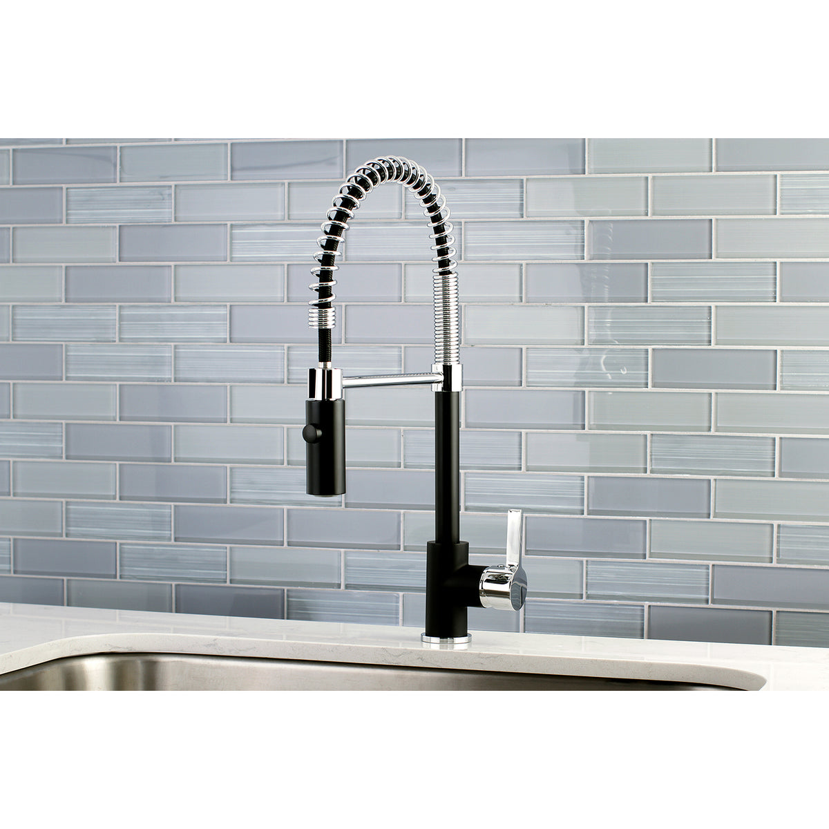 Gourmetier LS8777CTL Continental Single-Handle Pre-Rinse Kitchen Faucet