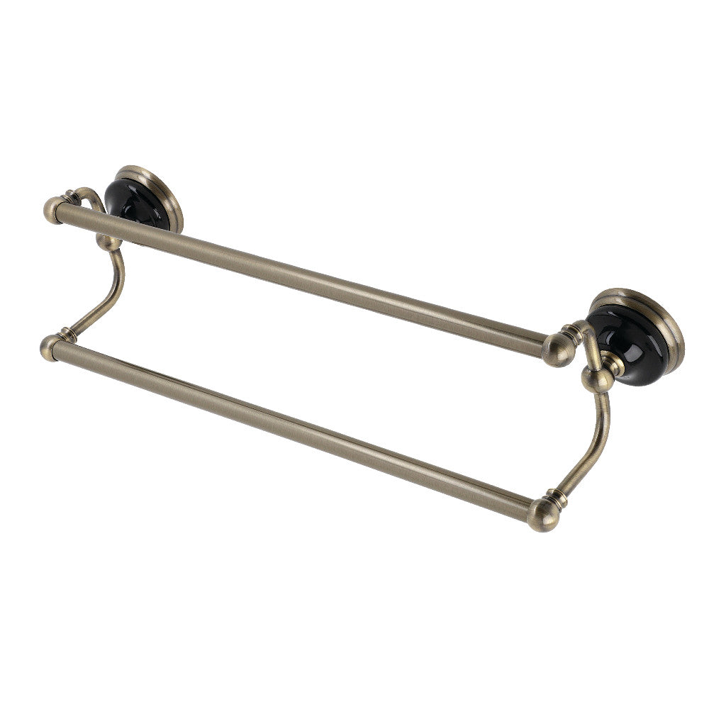 Kingston Brass Water Onyx 24 in. Dual Towel Bar