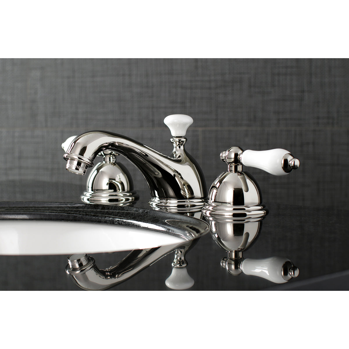 Kingston Brass KS3966PL 8 in. Widespread Bathroom Faucet