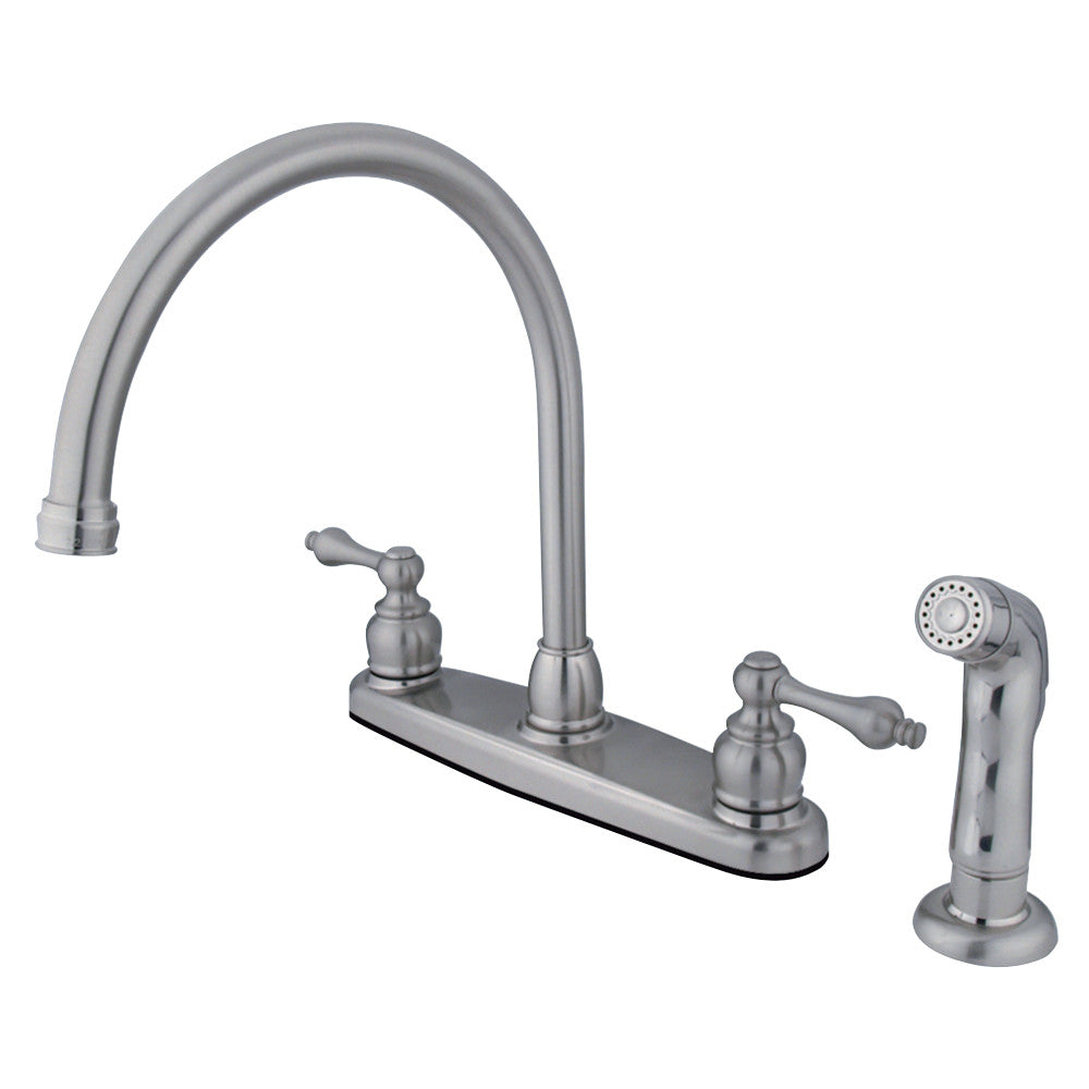 Kingston Brass KB726ALSP Vintage 8-Inch Centerset Kitchen Faucet