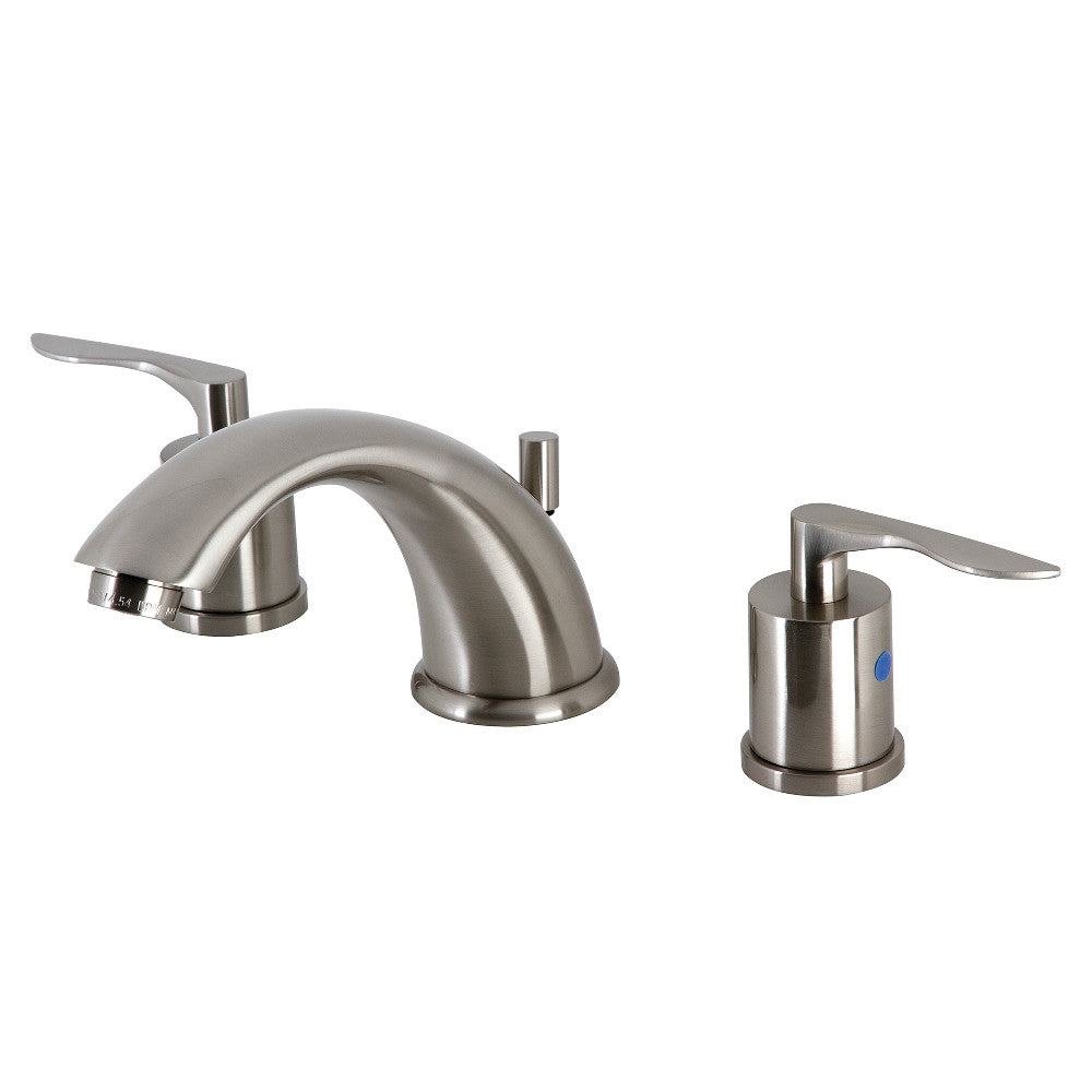 Kingston Brass KB8968SVL Widespread Bathroom Faucet with Pop-Up Drain