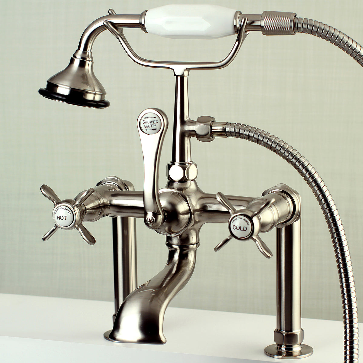 Aqua Vintage Essex Deck Mount Clawfoot Tub Faucet