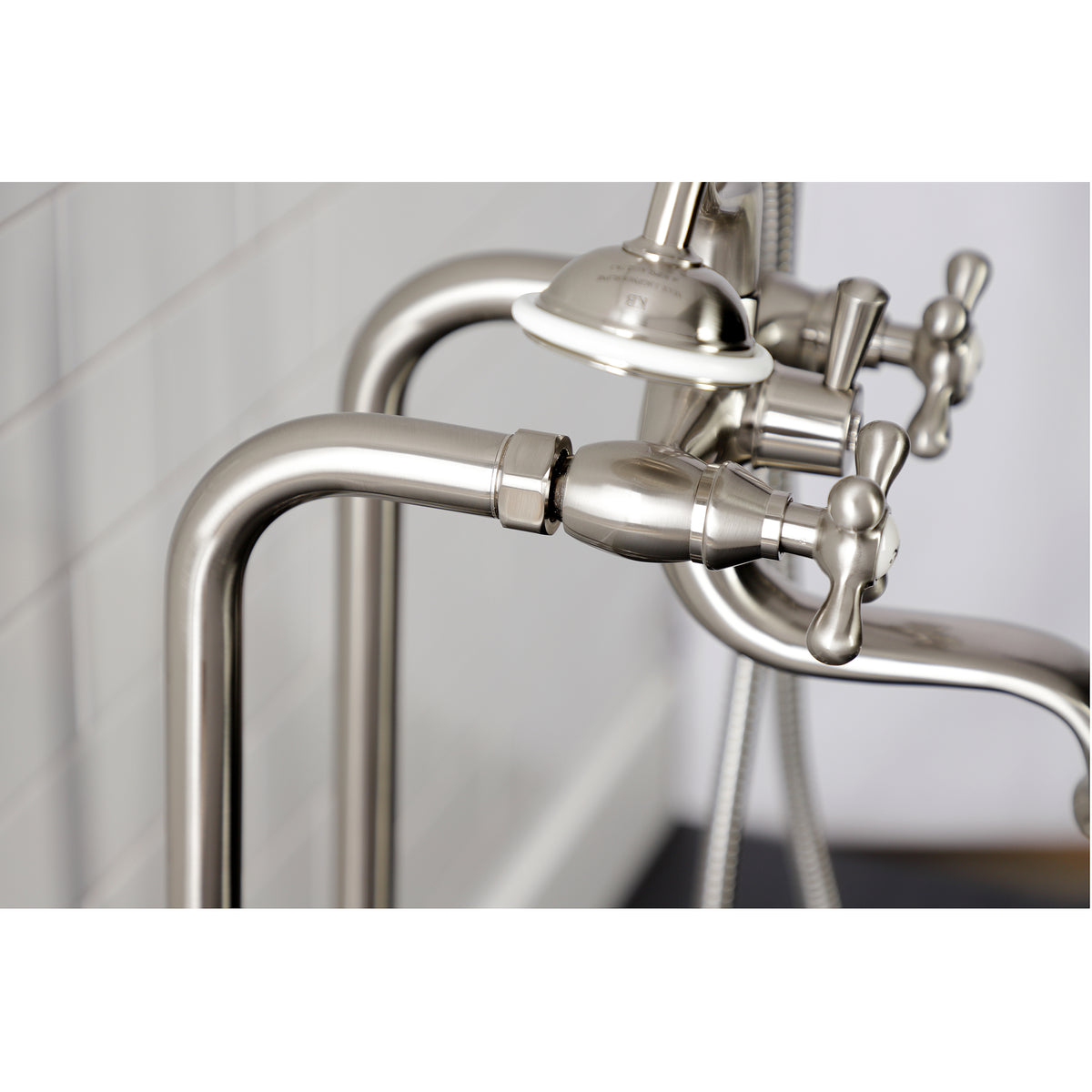 Kingston Freestanding Clawfoot Tub Faucet Package with Supply Line
