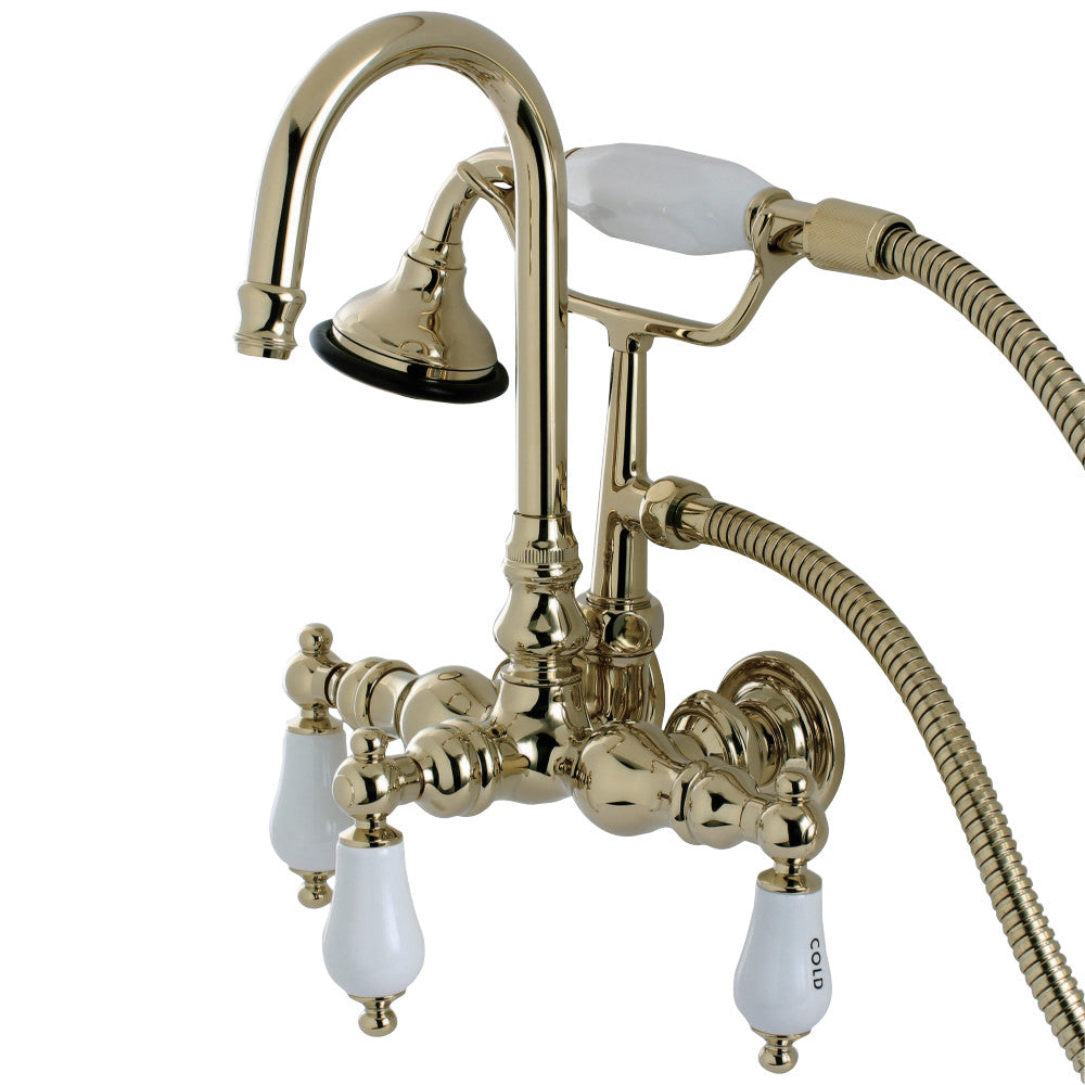 Aqua Vintage Wall Mount Clawfoot Tub Faucet