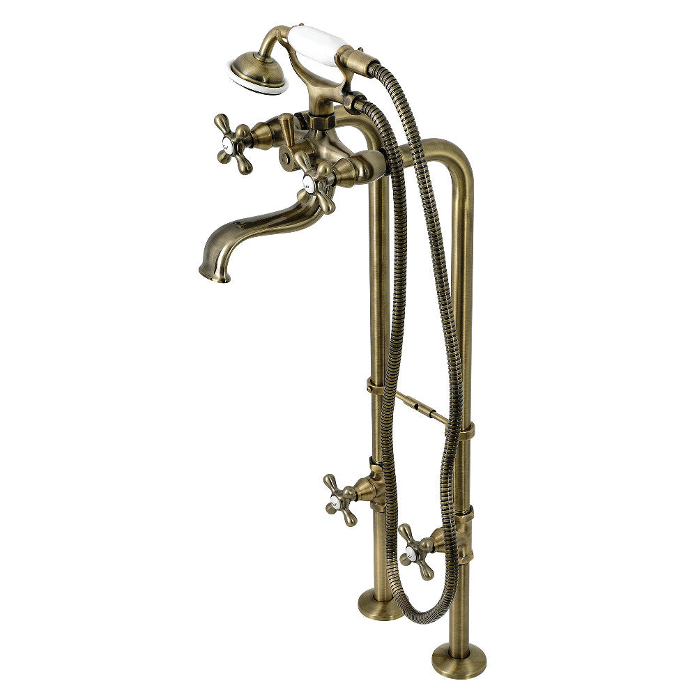 Kingston Freestanding Clawfoot Tub Faucet Package with Supply Line