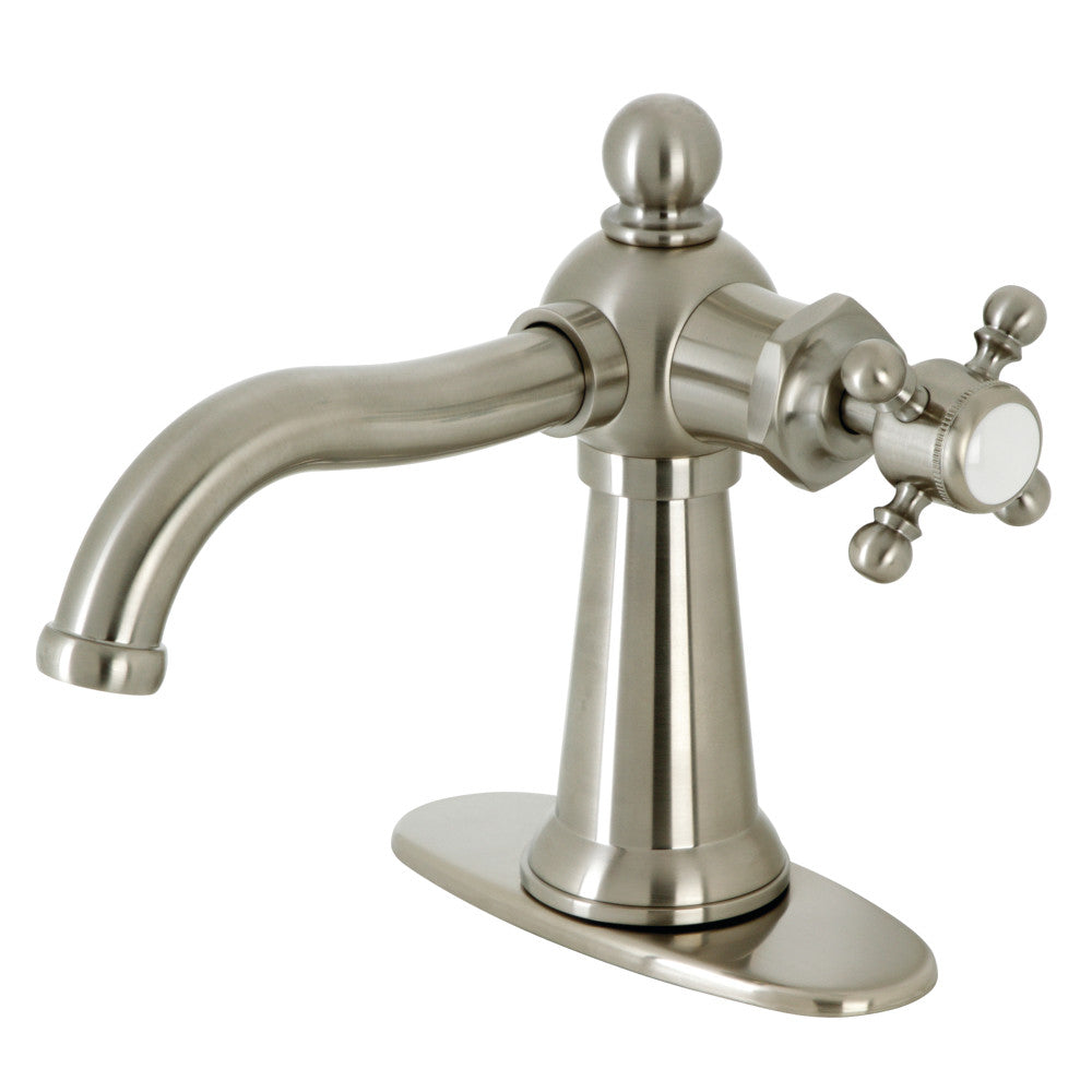 Kingston Brass KSD154BXPB Nautical Single-Handle Bathroom Faucet with Push Pop-Up