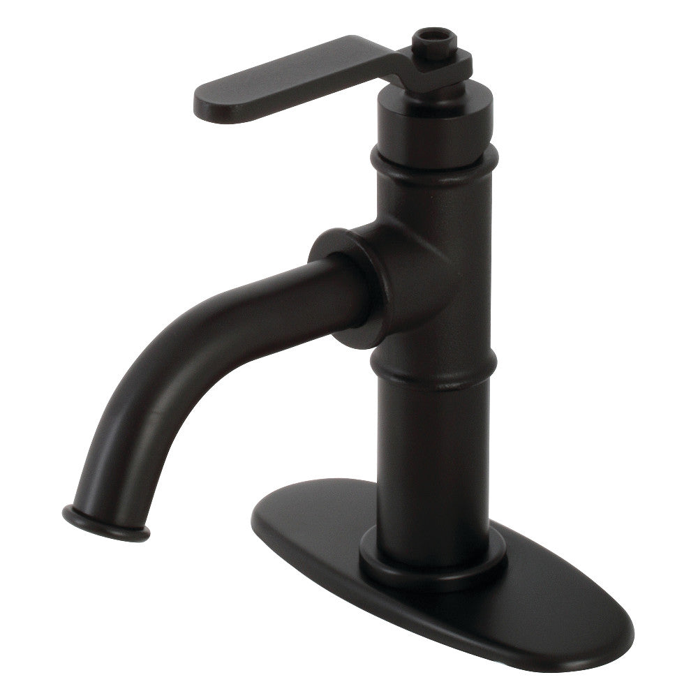 Kingston Brass KSD2828KL Whitaker Single-Handle Bathroom Faucet with Push Pop-Up