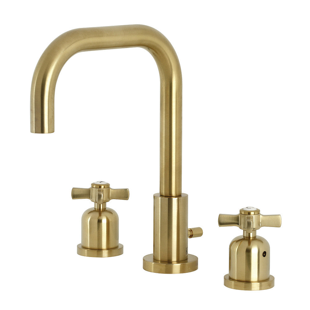 Kingston Brass FSC8931ZX Millennium Widespread Bathroom Faucet with Brass Pop-Up