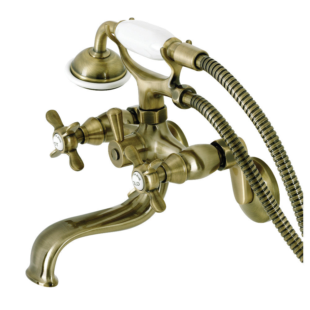 Essex Wall Mount Clawfoot Tub Faucet with Hand Shower