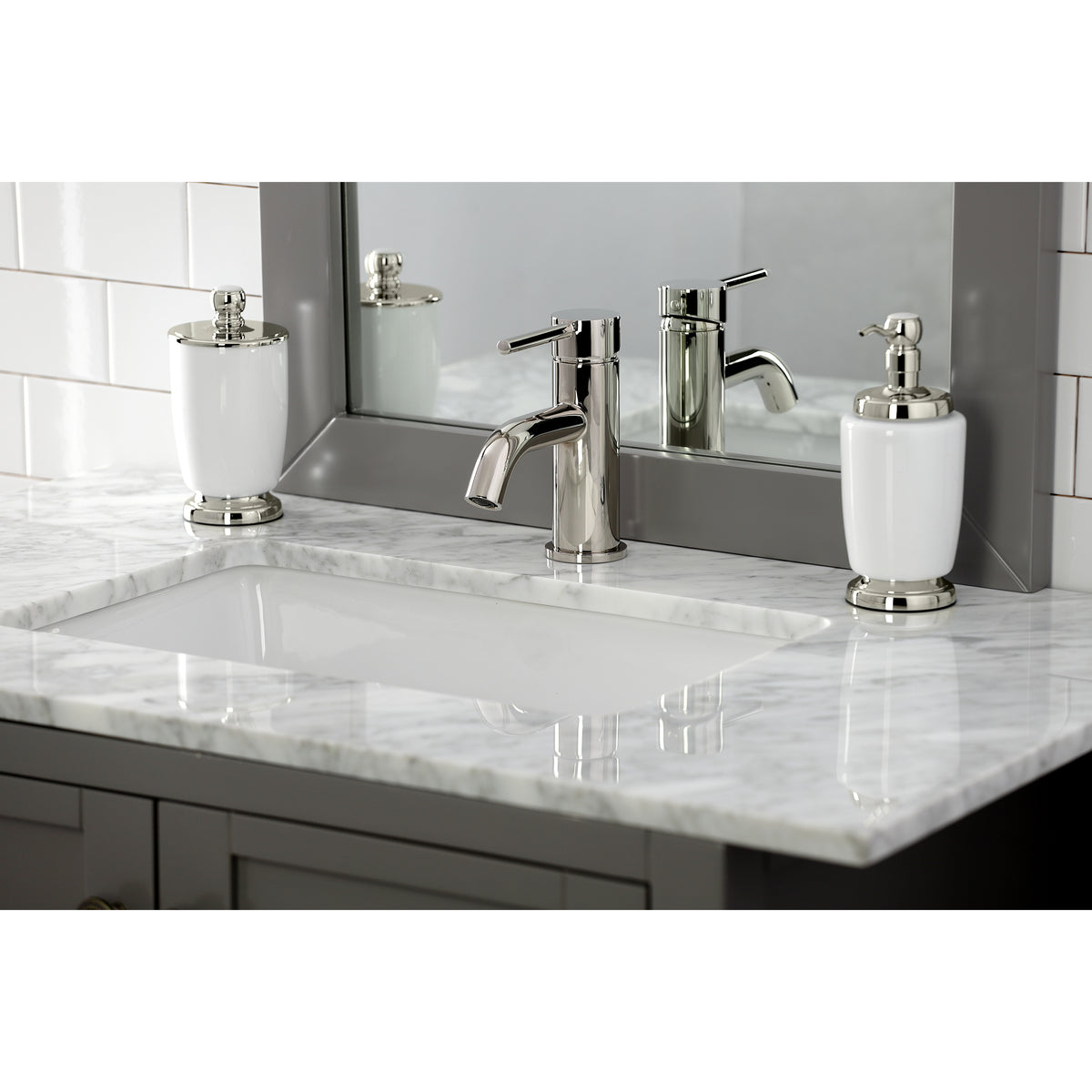 Fauceture LS8227DL Concord Single-Handle Bathroom Faucet with Push Pop-Up