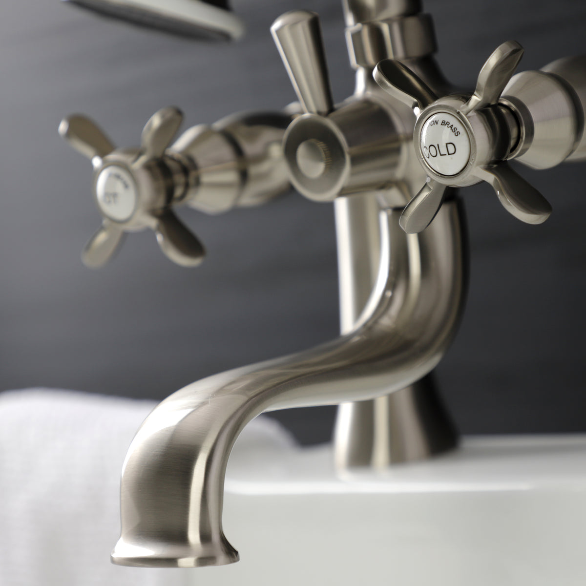 Essex Deck Mount Clawfoot Tub Faucet with Hand Shower