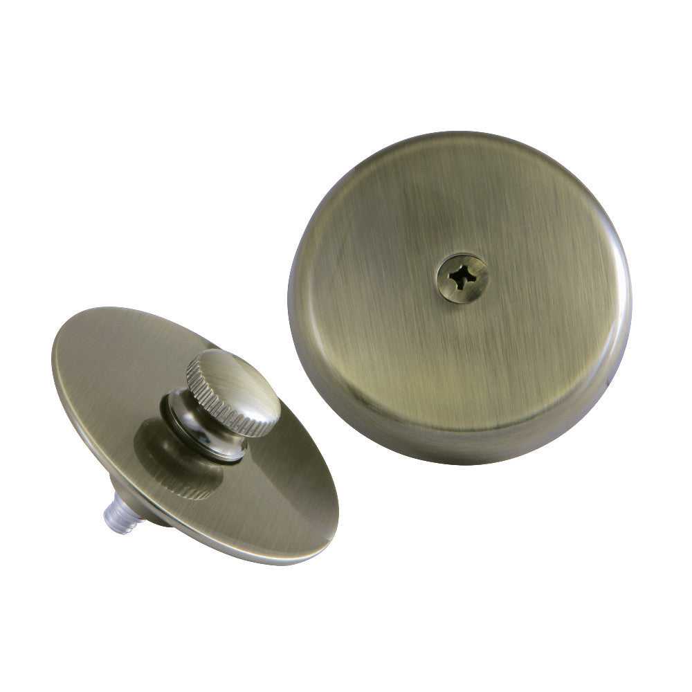 Kingston Brass Tub Drain Stopper with Overflow Plate Replacement Trim Kit