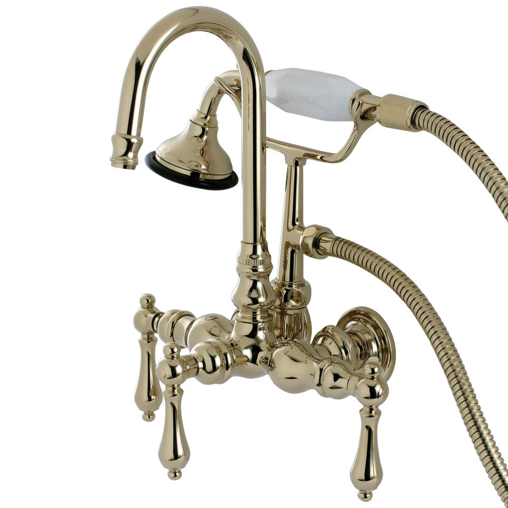 Aqua Vintage Wall Mount Clawfoot Tub Faucet