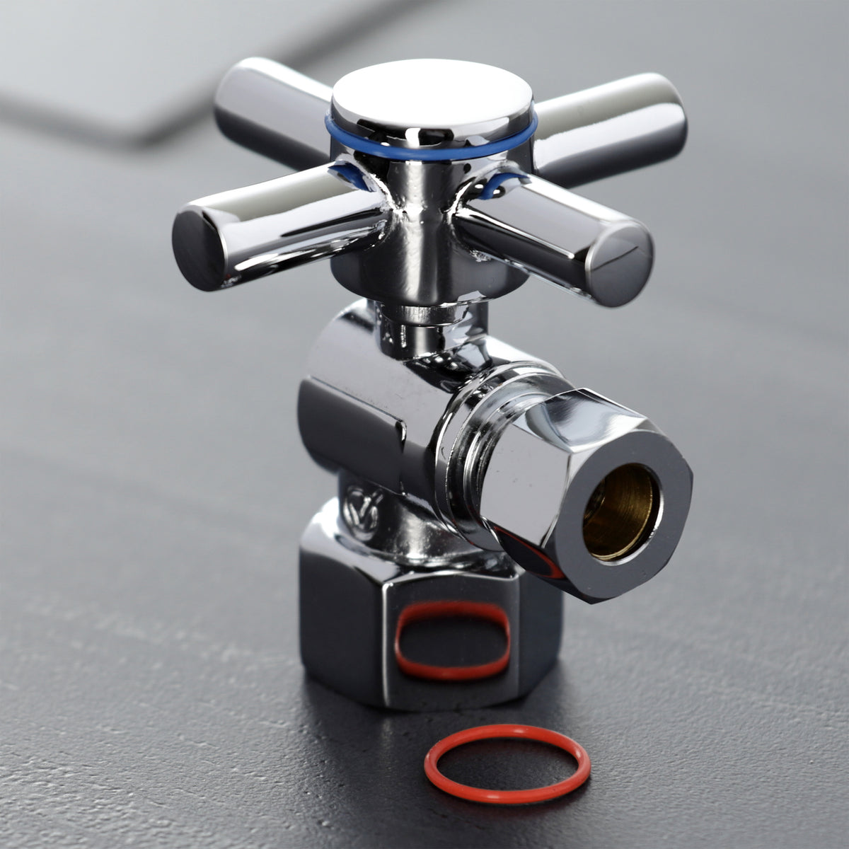 Kingston Brass Concord 1/2&quot; IPS x 3/8&quot; O.D. Quarter Turn Angle Stop Valve