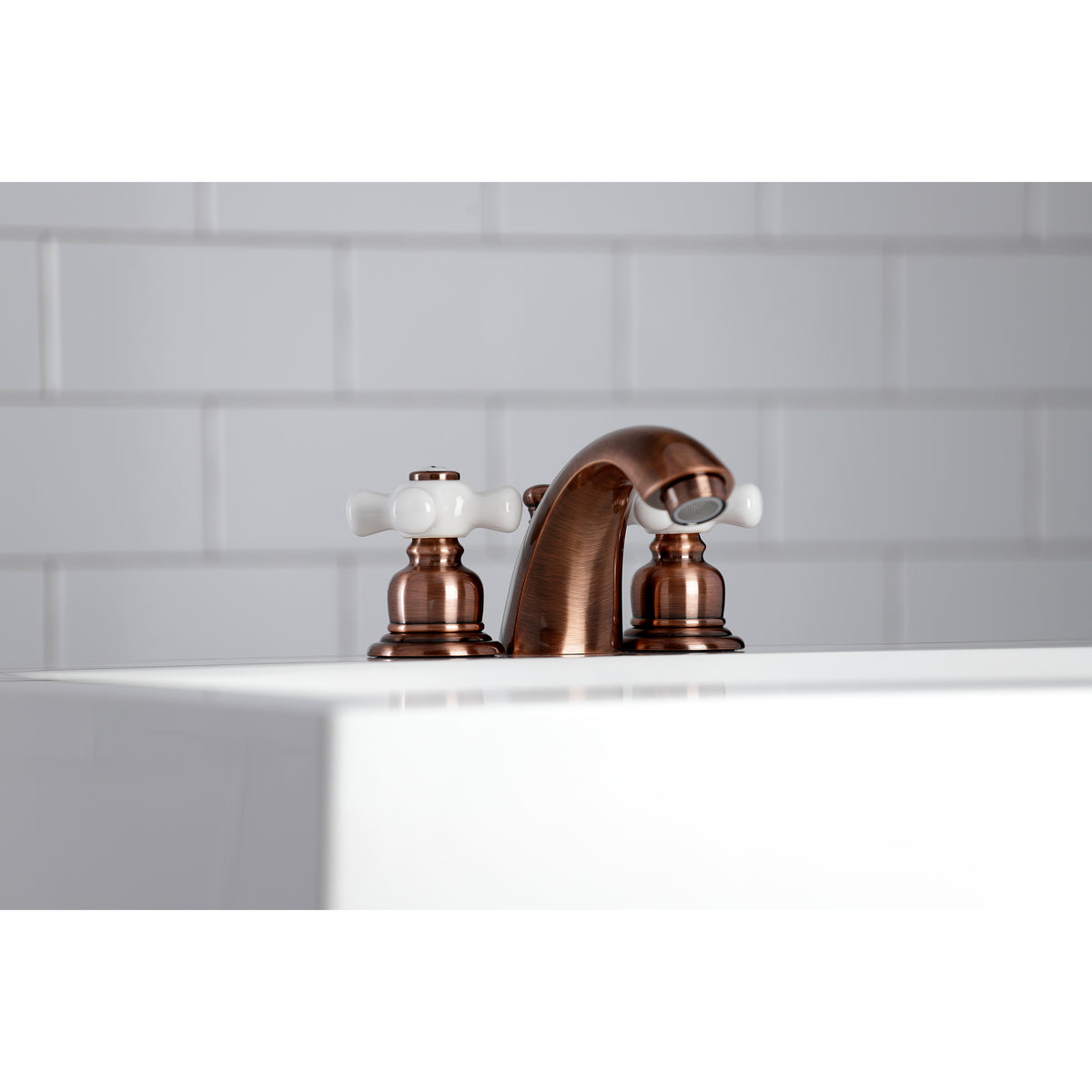 Kingston Brass KB955PX Victorian Mini-Widespread Bathroom Faucet
