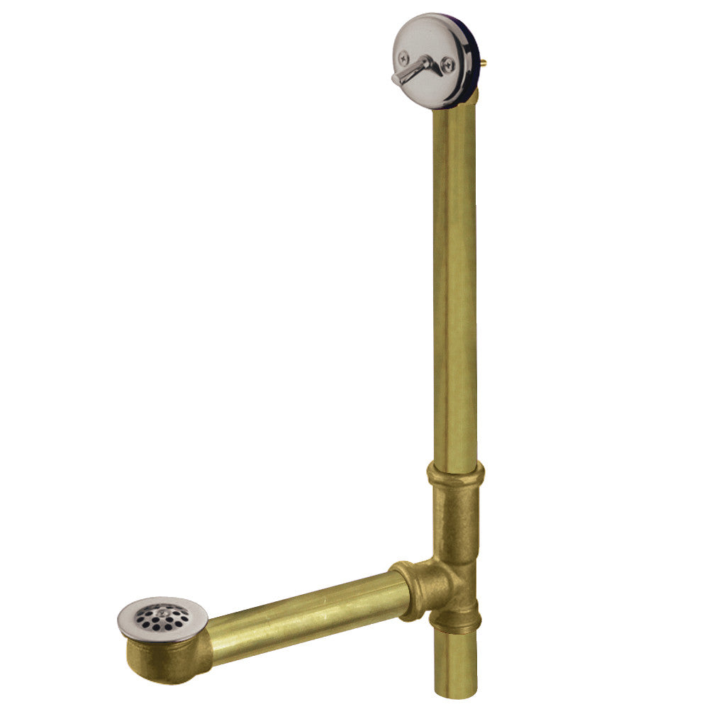 Kingston Brass 20-Inch Trip Lever Waste and Overflow with Grid