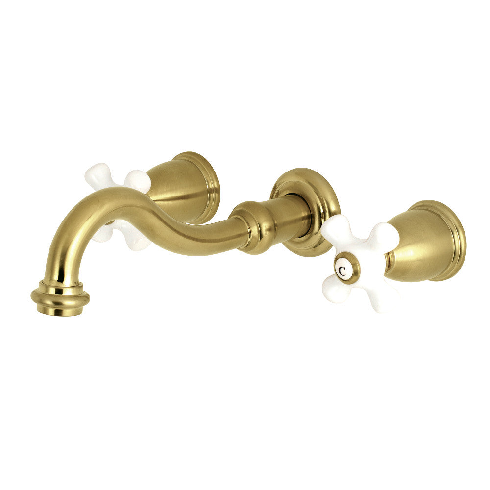 Restoration Two-Handle Wall Mount Tub Faucet