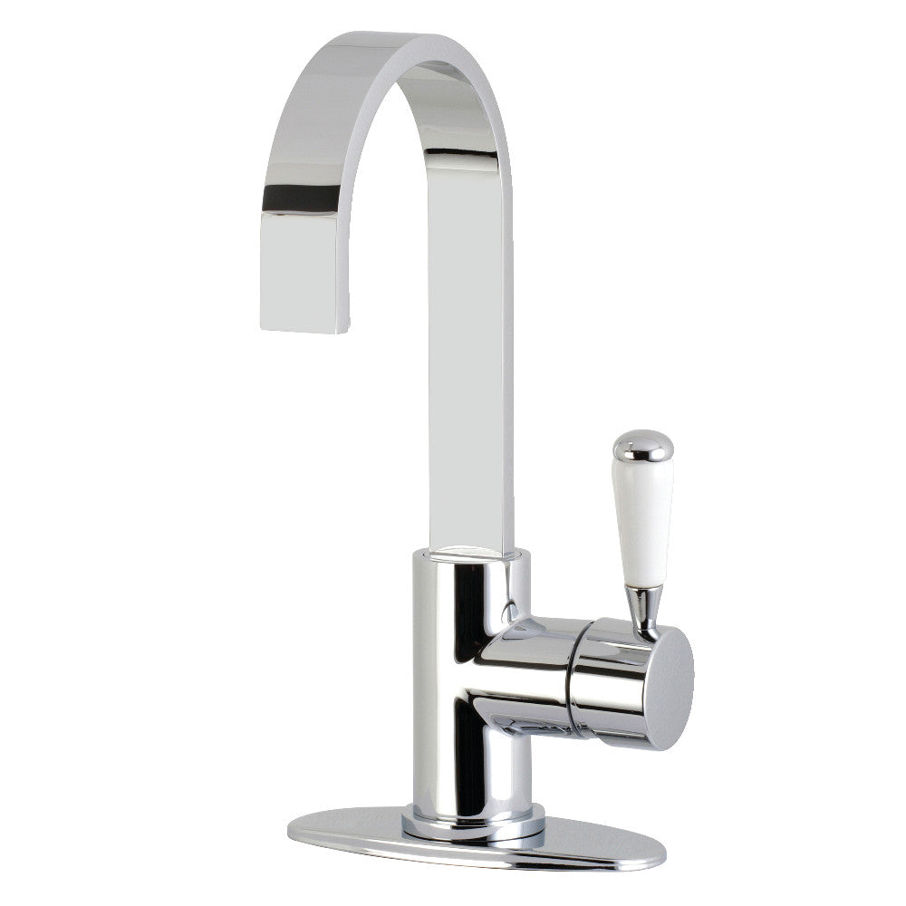 Kingston Brass LS8618DPL Paris One-Handle 1-Hole Deck Mounted Bar Faucet