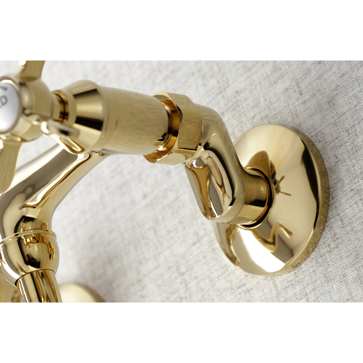 Kingston Brass KS115SN Essex Two Handle Wall Mount Bathroom Faucet