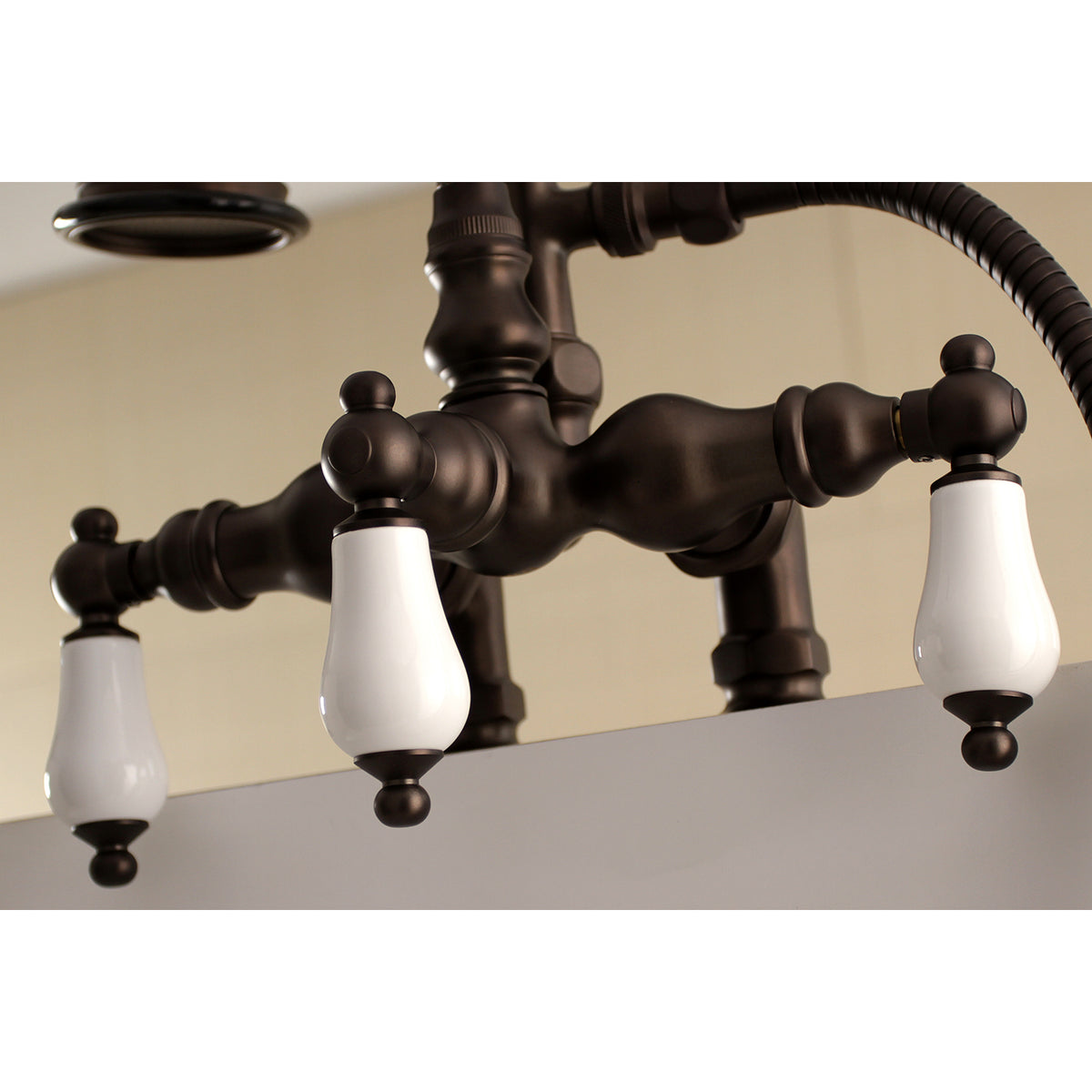 Aqua Vintage Clawfoot Tub Faucet with Hand Shower