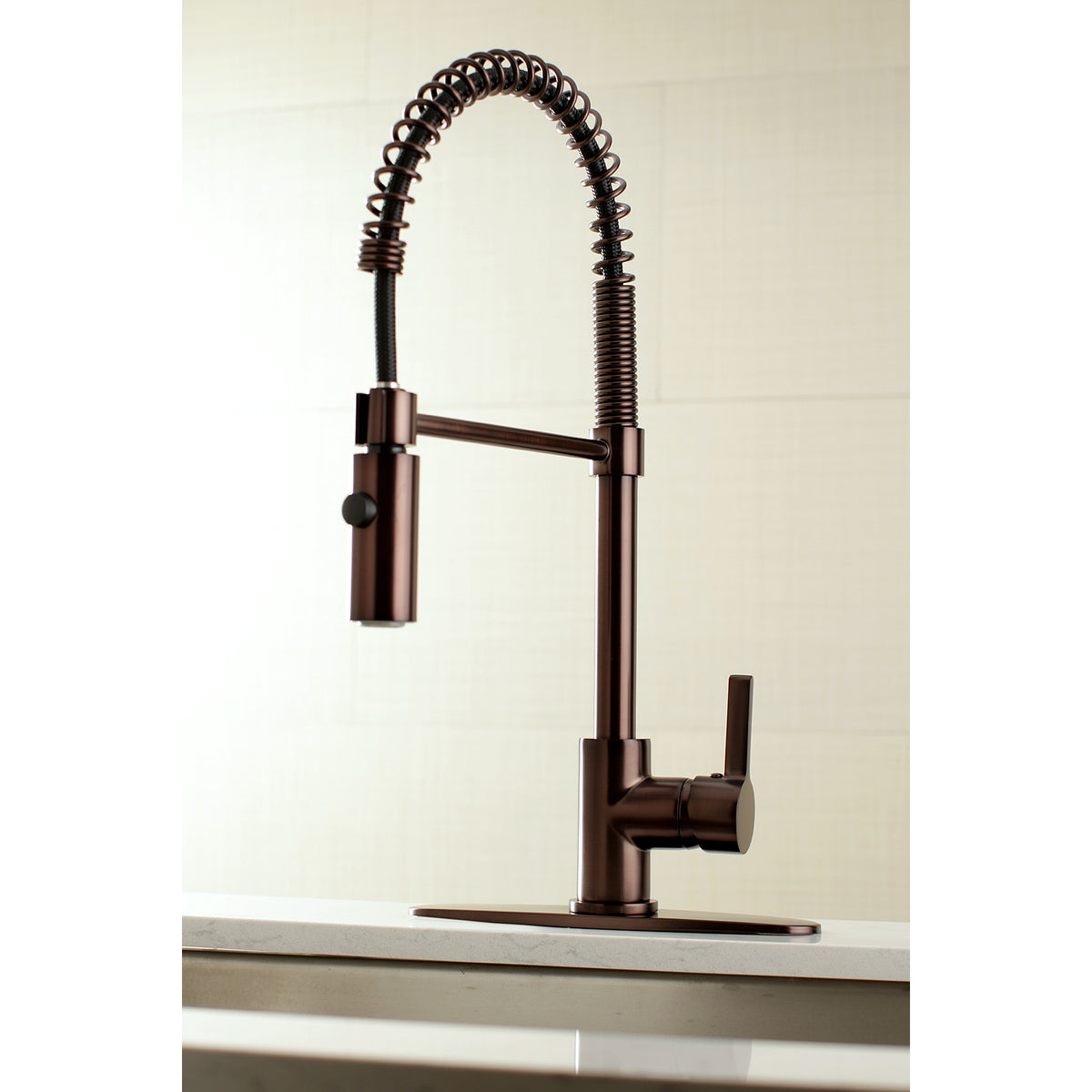 Gourmetier LS8777CTL Continental Single-Handle Pre-Rinse Kitchen Faucet