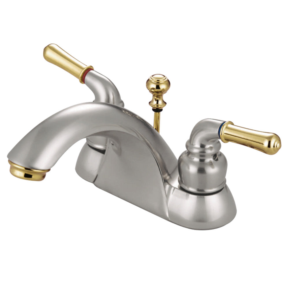 Kingston Brass KB2622B Naples 4 in. Centerset Bathroom Faucet