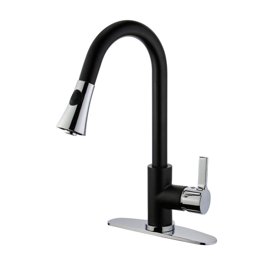Gourmetier LS8723CTL Continental Single-Handle Pull-Down Kitchen Faucet