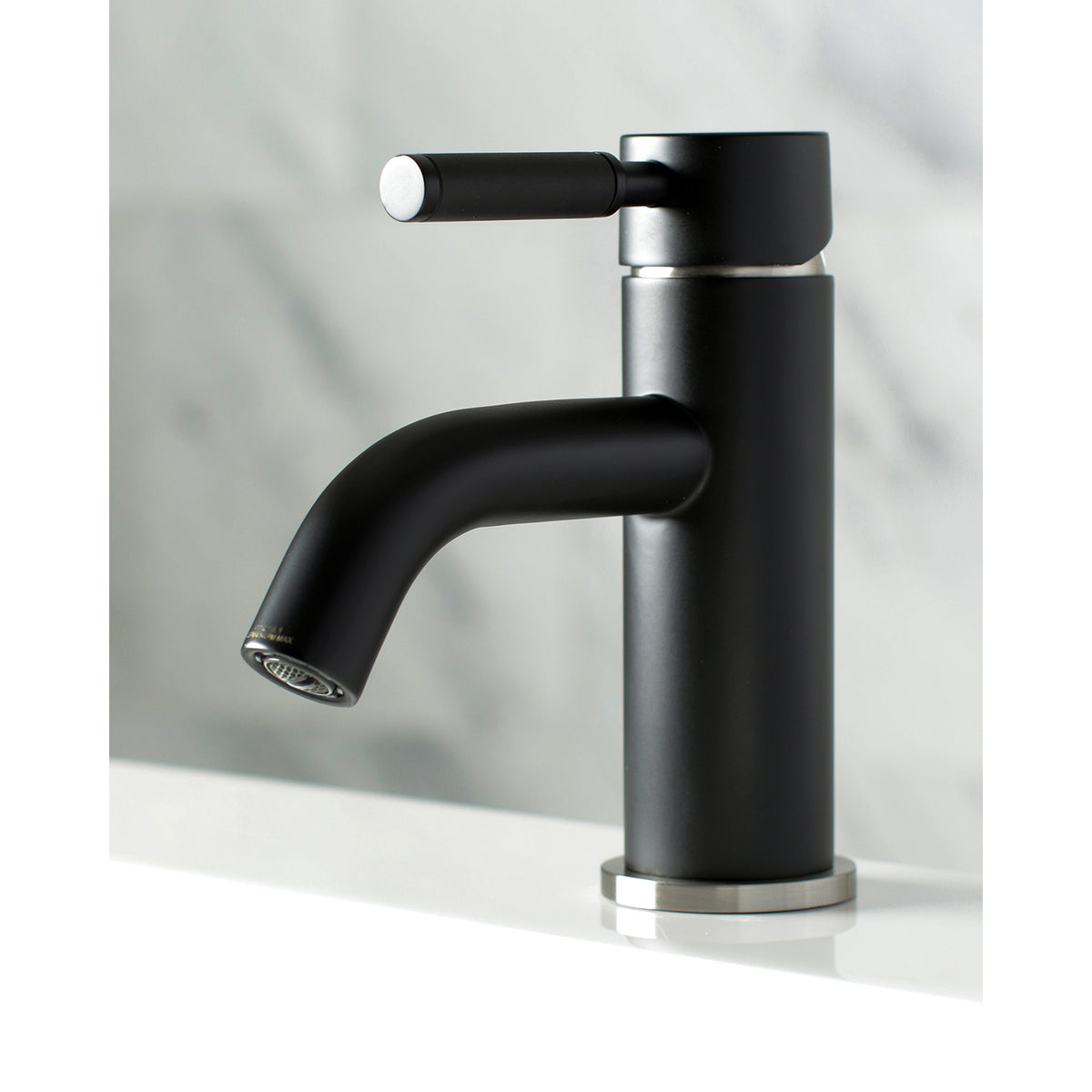 Fauceture LS8229DKL Kaiser Single-Handle Bathroom Faucet with Push Pop-Up