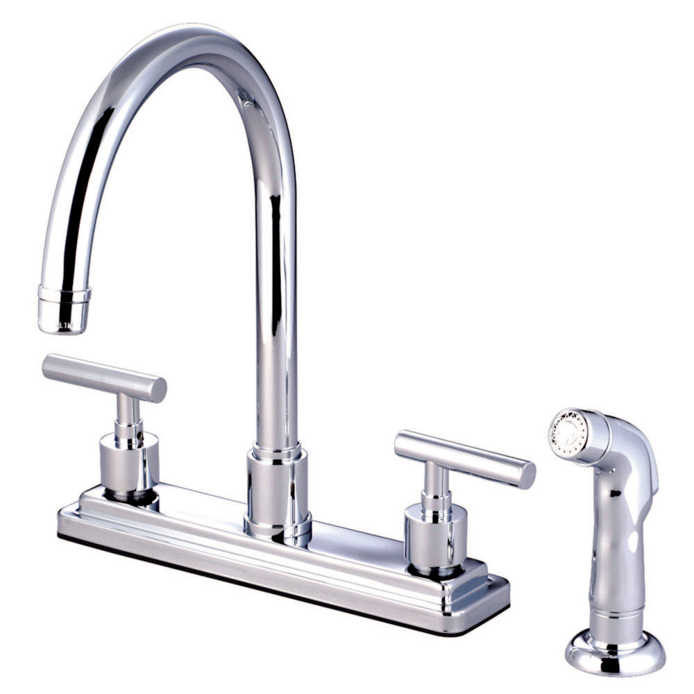 Kingston Brass KS8795CML Manhattan Centerset Kitchen Faucet