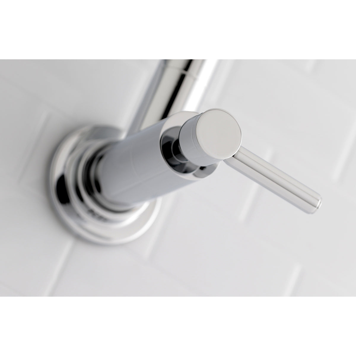 Kingston Brass KS8107DL Concord Wall Mount Pot Filler Kitchen Faucet