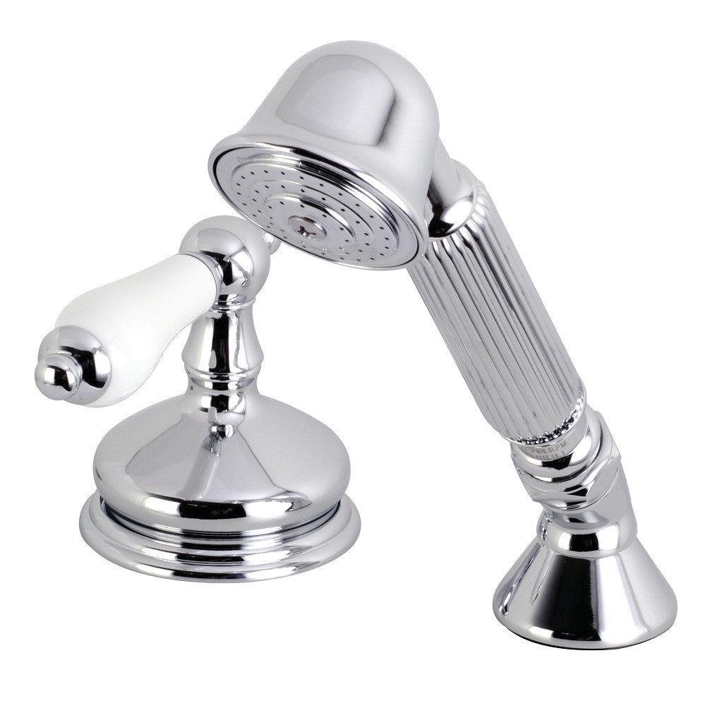 Kingston Brass Deck Mount Hand Shower with Diverter for Roman Tub Faucet
