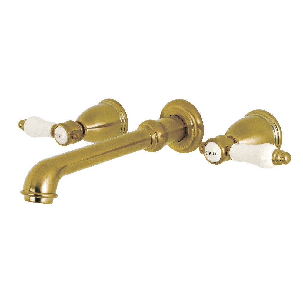 Kingston Brass KS7121BPL Wall Mount Bathroom Faucet