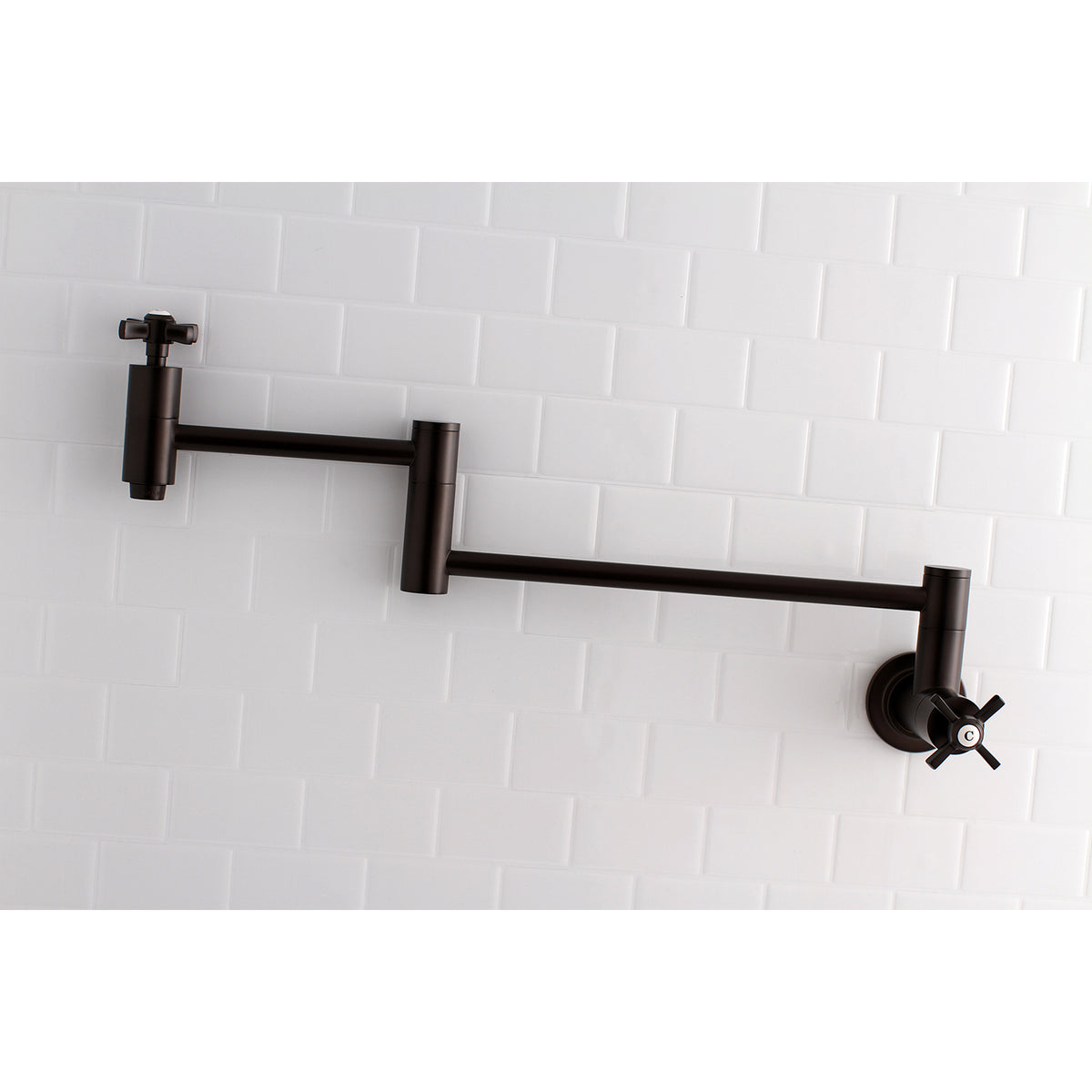 Kingston Brass KS8103ZX Millennium Wall Mount Pot Filler Kitchen Faucet