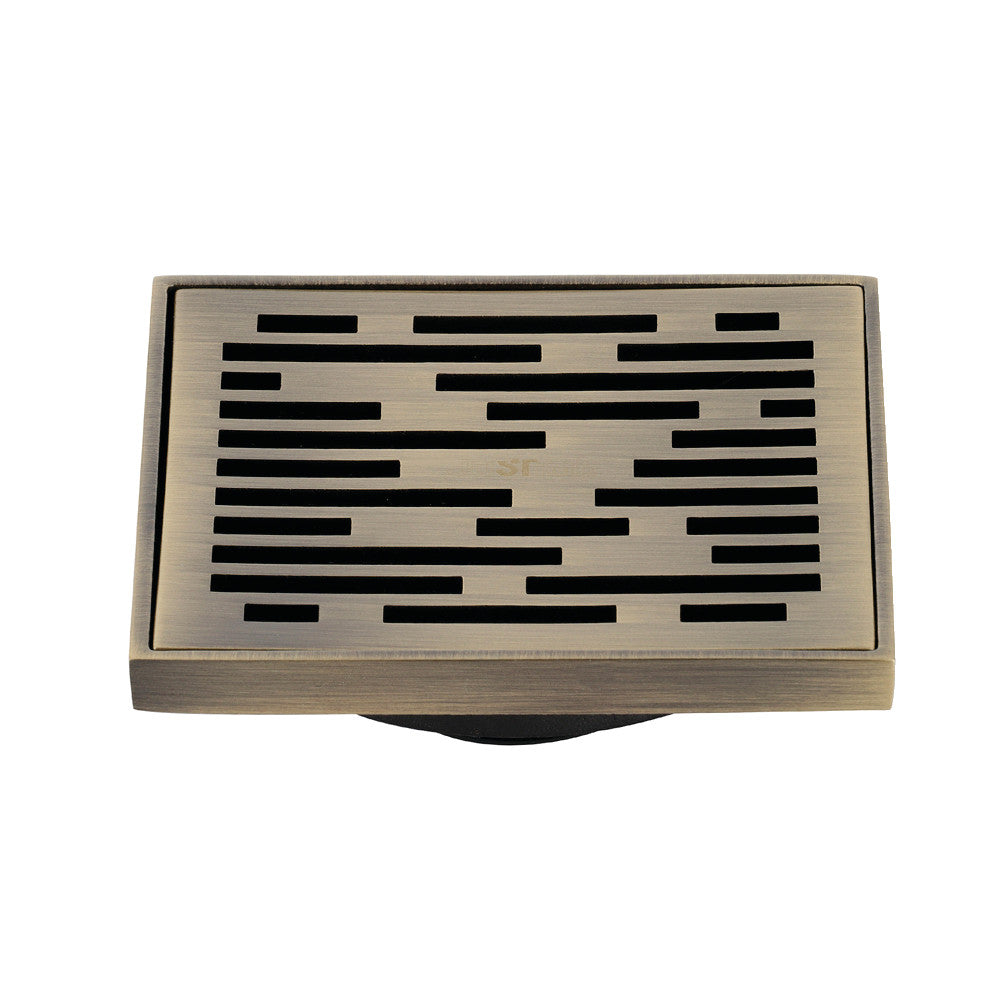 Kingston Brass Watercourse Transit 4&quot; Square Grid Shower Drain