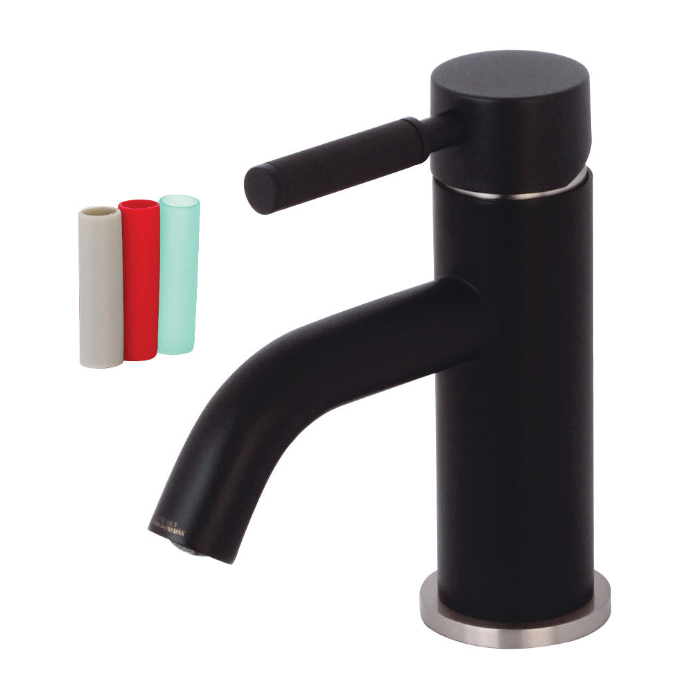 Fauceture LS8229DKL Kaiser Single-Handle Bathroom Faucet with Push Pop-Up