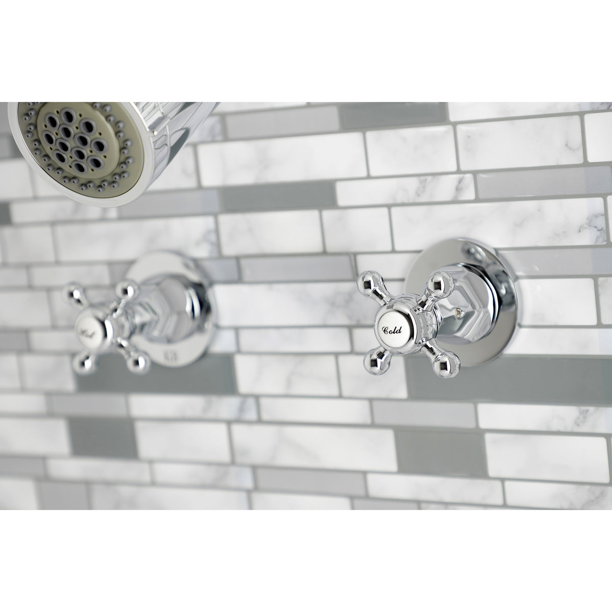 Metropolitan Two-Handle Tub and Shower Faucet