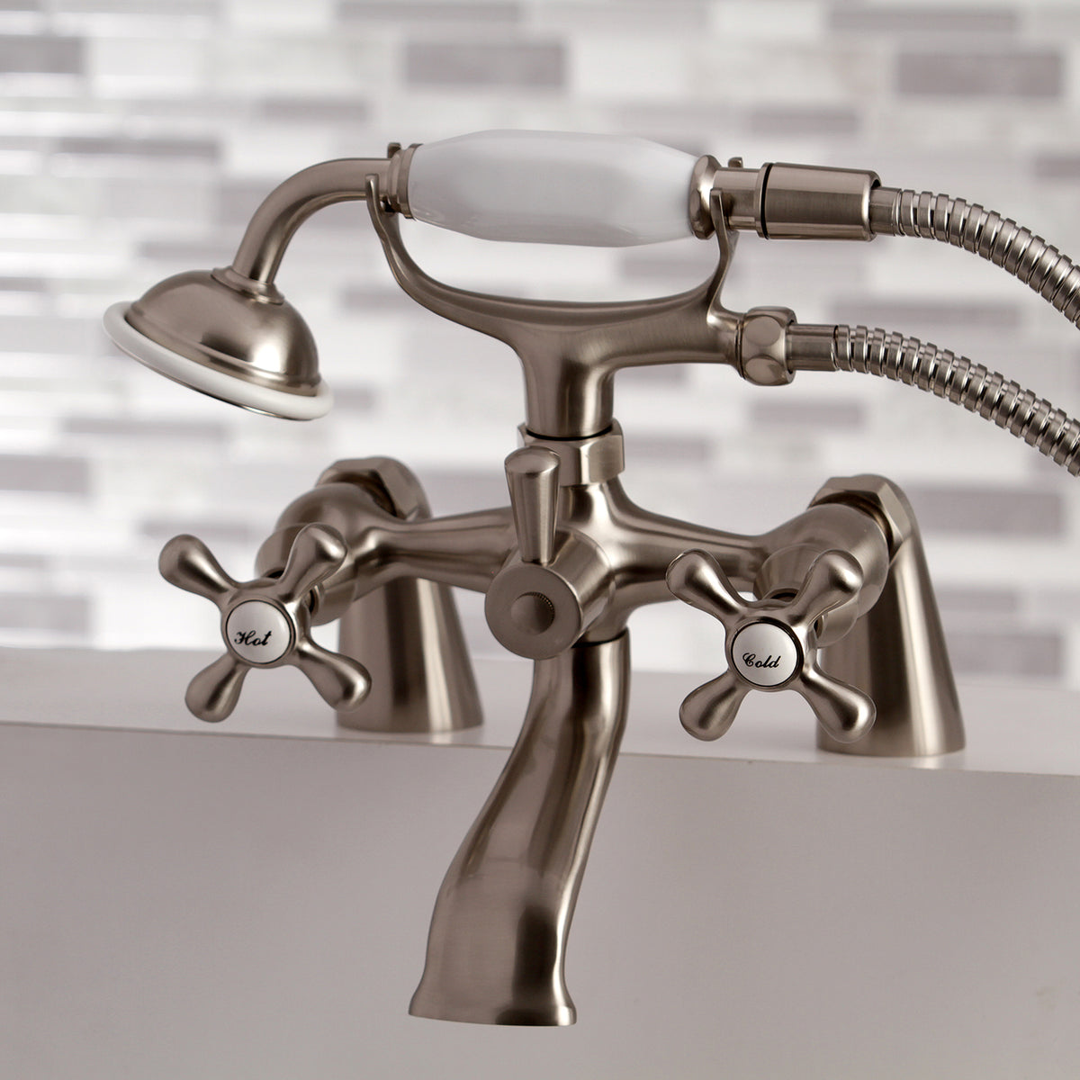 Kingston Clawfoot Tub Faucet with Hand Shower