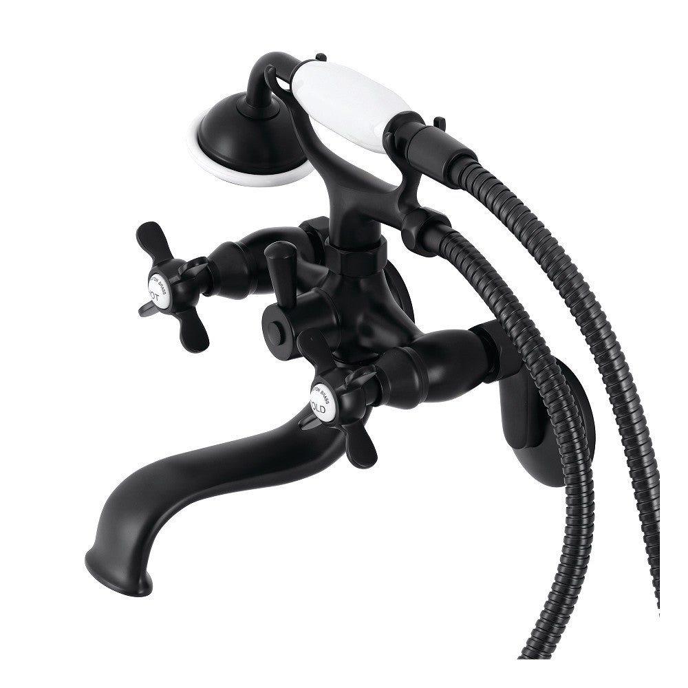 Essex Wall Mount Clawfoot Tub Faucet with Hand Shower