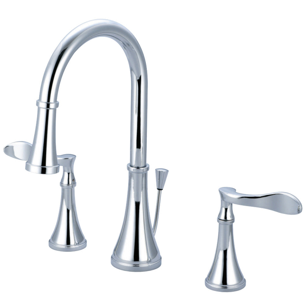 Kingston Brass KS2991CFL 8 in. Widespread Bathroom Faucet