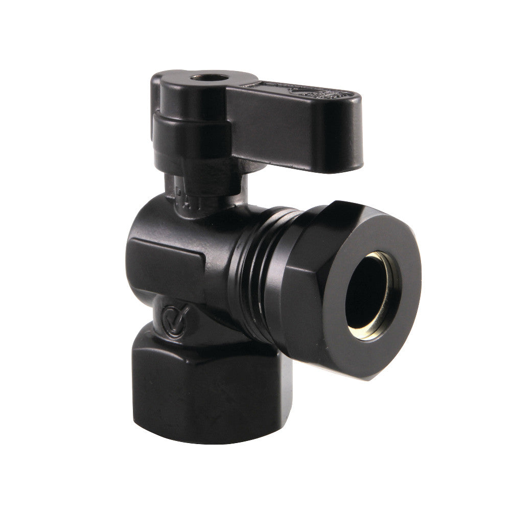 Kingston Brass 1/2&quot; FIP X 1/2&quot; or 7/16&quot; OD Slip Joint Angle Stop Valve