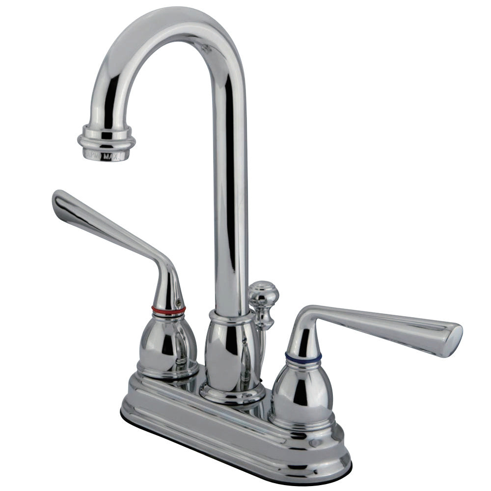 Kingston Brass KB3615ZL 4 in. Centerset Bathroom Faucet