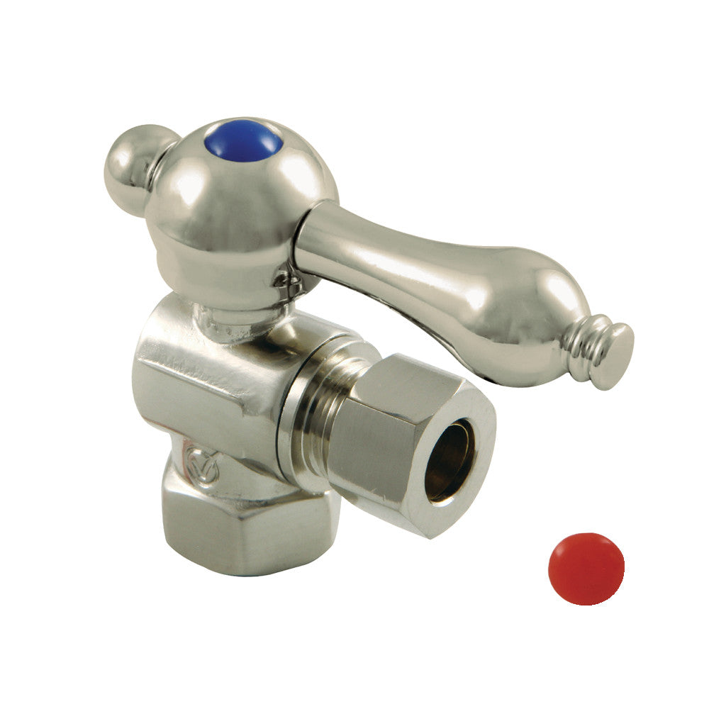 Kingston Brass 3/8&quot; IPS X 3/8&quot; OD Comp Angle Stop Valve