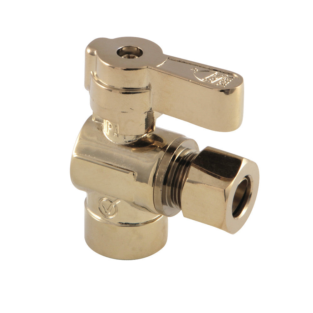 Kingston Brass 1/2&quot; Sweat x 3/8&quot; OD Comp Angle Stop Valve