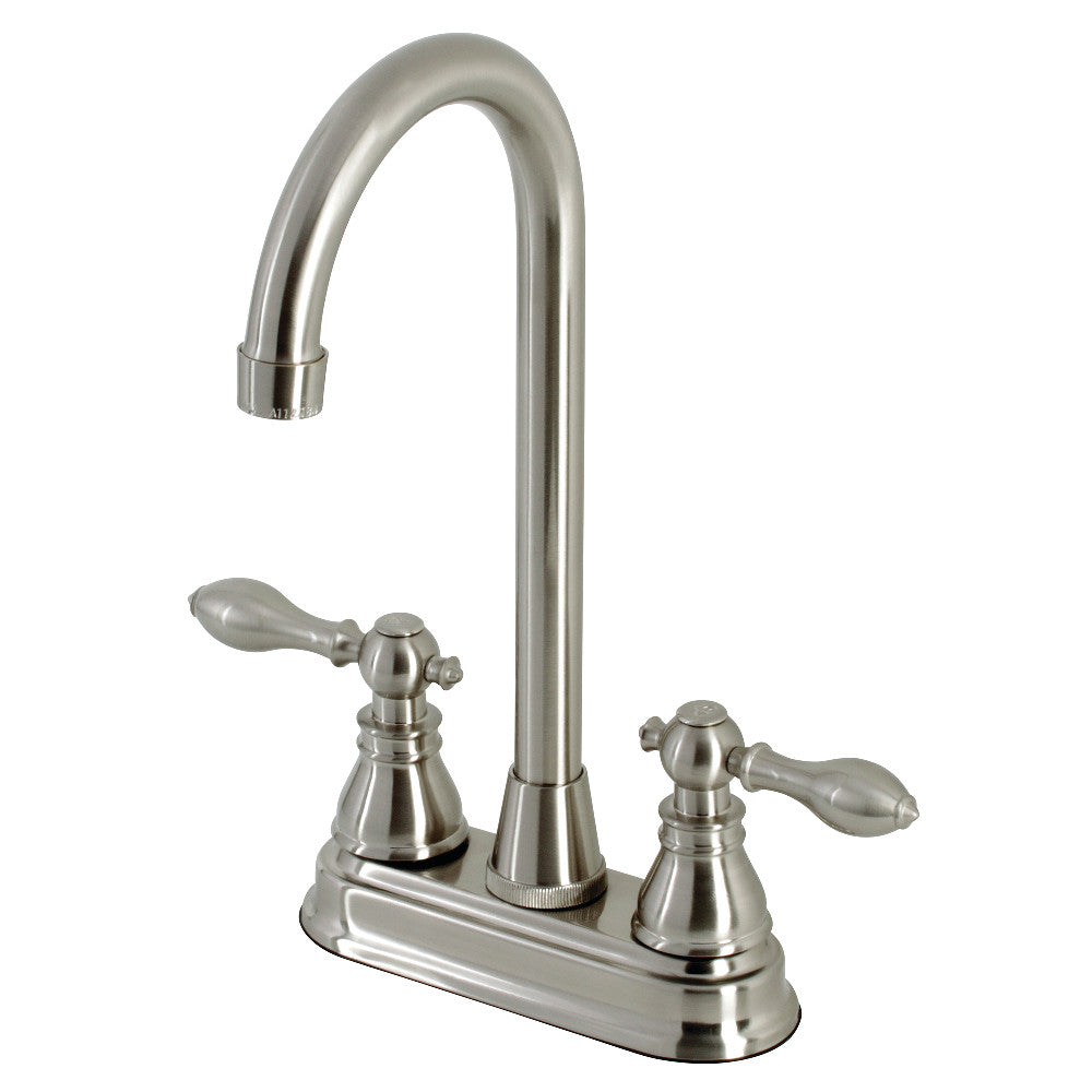 Kingston Brass KB491ACL American Classic Two-Handle High-Arc Bar Faucet